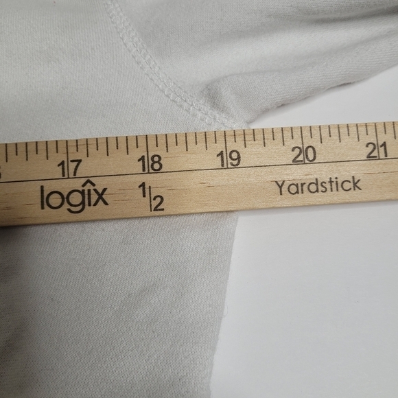 Champion Hoodie Reverse Weave Embroidered Women's Large White - Picture 9 of 11